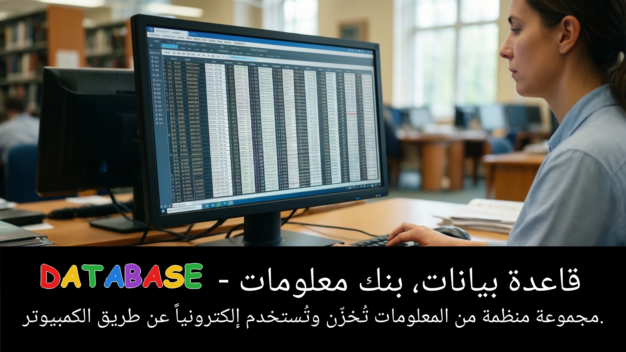Arabic Illustration for database